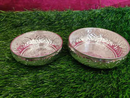 Decorative Bowls for Pooja with Round Design