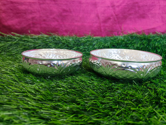 Decorative Bowls for Pooja with Round Design