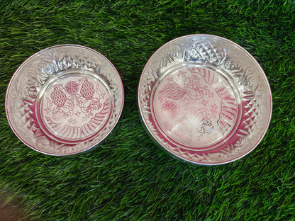 Decorative Bowls for Pooja with Round Design