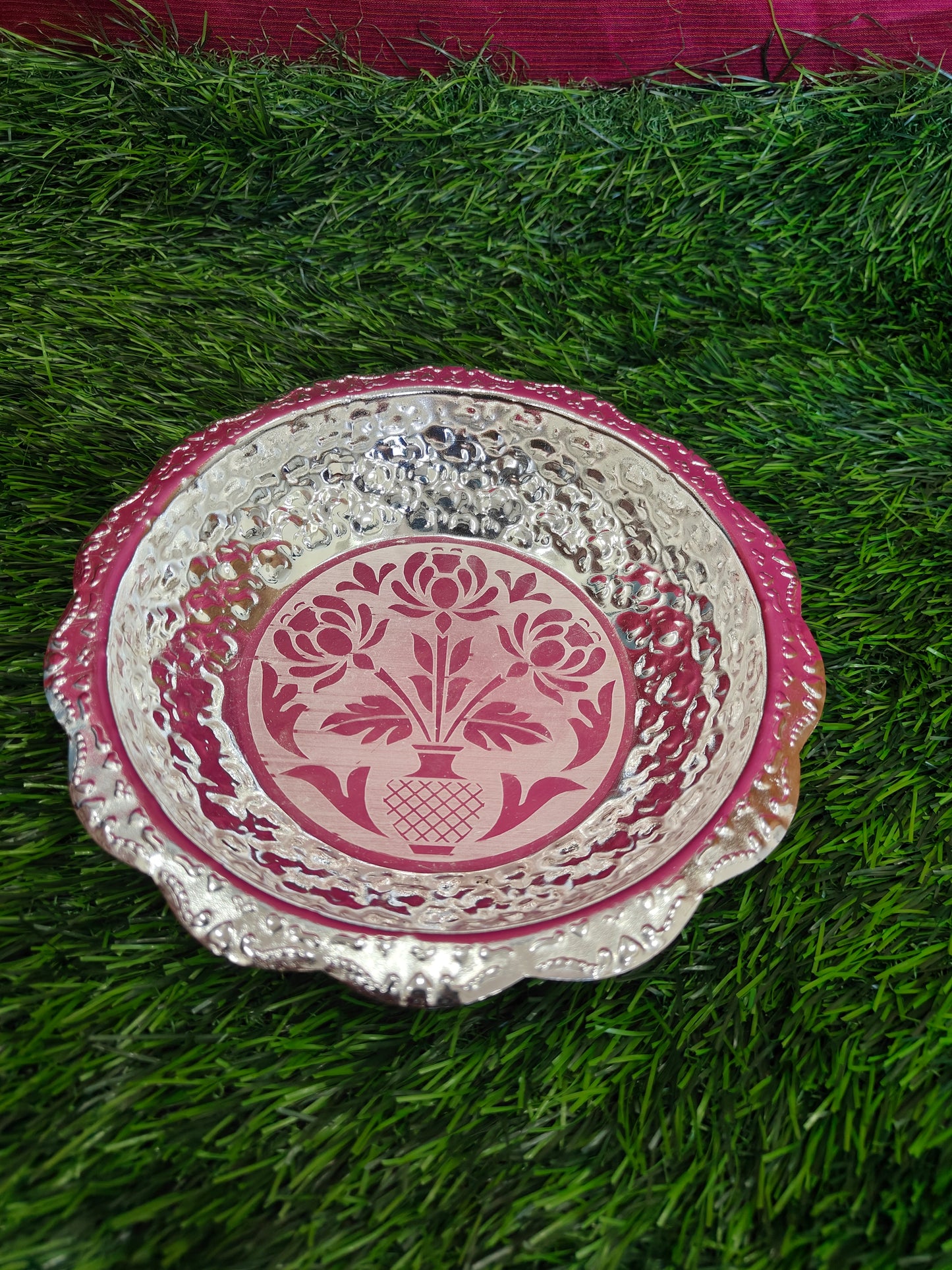 Decorative bowls for Pooja with Peacock Design