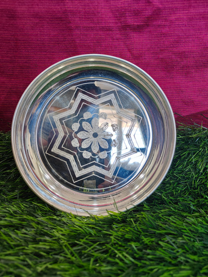 Beautifully Designed Pooja Plates