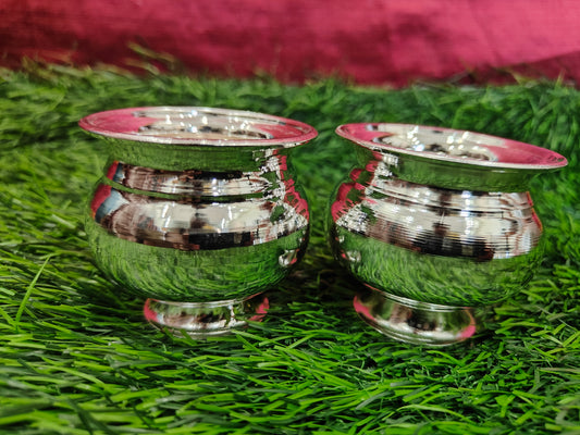 Kumkum & Haldi Bowls with Plain Design